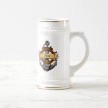 Personalised Nautical Anchor And Wheel Coffee Mugs