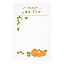 Personalised Note Paper Personalized Stationery