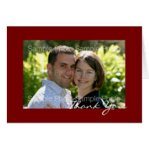 Personalised Photo Wedding Thank You Cards