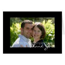 Personalised Photo Wedding Thank You Cards