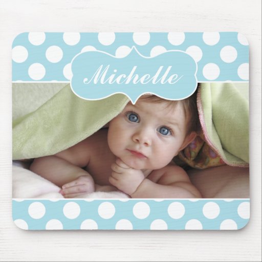 Personalised Polka Dot Mousemats