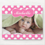 Personalised Polka Dot Mousepads