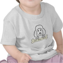 Personalised Poodle Tshirt