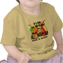 Personalised Racing First Birthday T-shirt