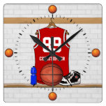 Personalised Red Basketball Jersey