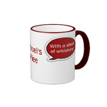Personalised Red Speech Bubble Coffee Mug