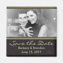 Personalised Save the Date Photo Magnet