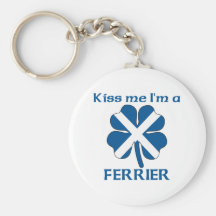 Personalised Scottish Kiss Me I'm Ferrier Keychains