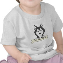 Personalised Siberian Husky T-shirt
