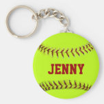 Personalised Softball Keychain
