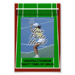 Personalised Tennis Player Photo Border Template