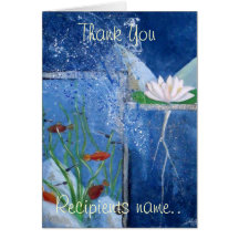 Personalised Thank You Art Card 10