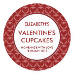 Personalised Valentine's Canning / Baking Stickers stickers