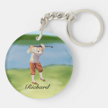 Personalised Vintage Golfer by Riverbank