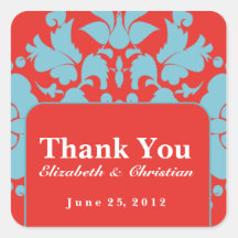 Personalised Wedding or Event Sticker