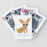Personalizable Tan Chihuahua Poker Deck