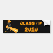 PERSONALIZE 2010 GRADUATIONS GIFTS BUMPER STICKERS