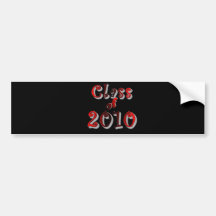 PERSONALIZE 2010 Graduations Gifts Bumper Stickers