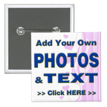 personalize photos text add images customize make buttons
