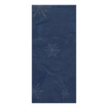 PERSONALIZE - Snowflakes 4 - Original Dark Blue Customized Rack Card