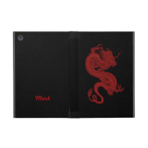 Personalized Red Dragon Pendragon iPad Mini Case