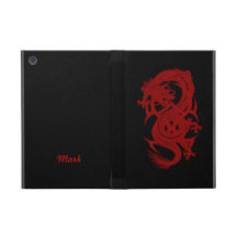 Personalized Red Dragon Xiuhcoatl iPad Mini Case