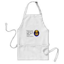 Persuasion, Aristotle quotation cooking apron
