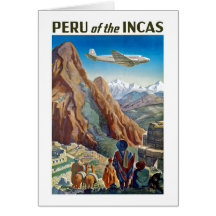 Peru of The Incas Greeting Card