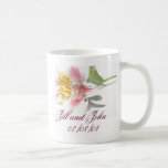 Peruvian Lilly Wedding Date Announcement Mug