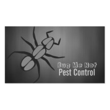 Pest Control, Bugs Business Card