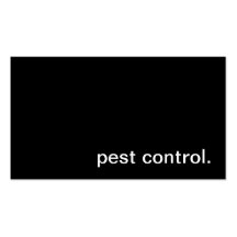 Pest Control Business Card