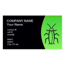pest control business card