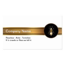 Pest Control Business Cards