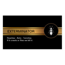 Pest Control Business Cards