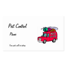 Pest Control Business Cards