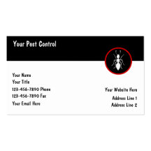 Pest Control Business Cards
