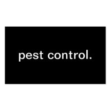 Pest Control Business Cards