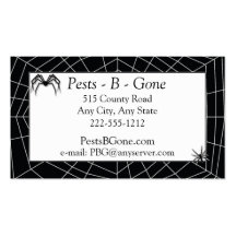 Pest Control Extermination Business Card
