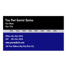 Pest Controll Business Cards