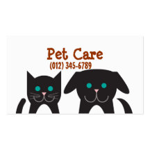 Pet Care Business Card