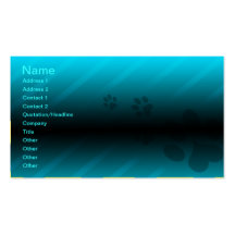 Pet Care Business Card