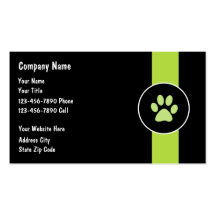 Pet Care Business Cards