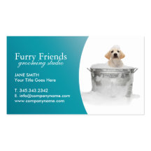 Pet Care Business Cards - Linen