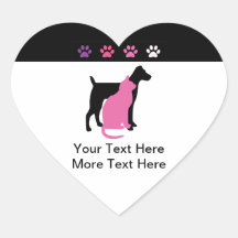 Pet Care Business Stickers