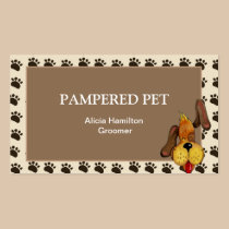 Pet Groomer/ Vet Business Card business cards
