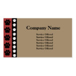 Pet Products & Services Business Card