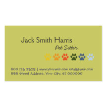 Pet Sitter Bold and Elegant Business Card Templates