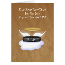 Pet Sympathy Card