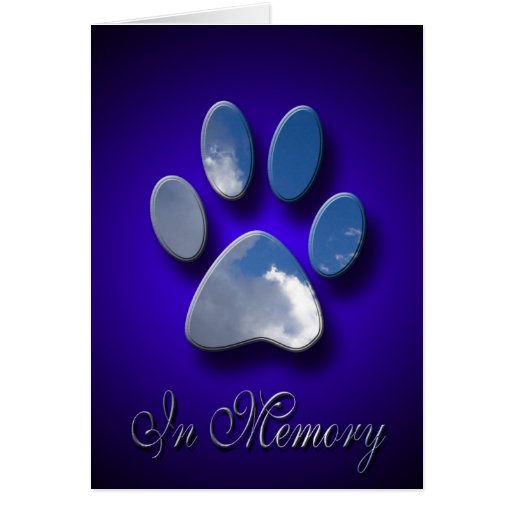 Pet Sympathy Card Dog Sympathy Cat Sympathy