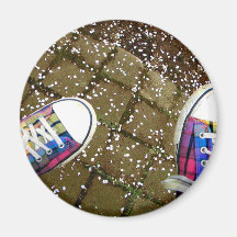 Petals and Plaid Magnets